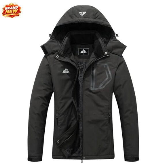 Waterproof Ski Snowboard Jacket Windproof Hooded Winter Coat - Picture 3 of 7